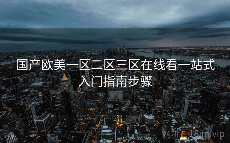 国产欧美一区二区三区在线看一站式入门指南步骤 国产欧美一区二区三区在线看一站式入门指南步骤